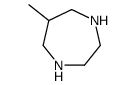 6-甲基-1,4-二氮杂环庚烷结构式
