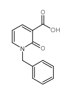 1-苄基-2-氧代-1,2-二氢-3-吡啶羧酸结构式