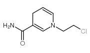 3-Pyridinecarboxamide,1-(2-chloroethyl)-1,4-dihydro-结构式