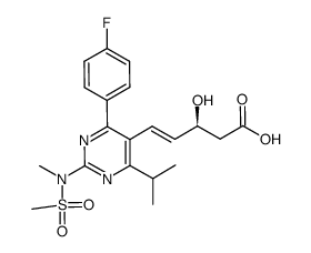 瑞舒伐他汀取代羟基戊烯酸结构式