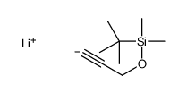 lithium,tert-butyl-dimethyl-prop-2-ynoxysilane结构式