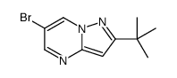 6-溴-2-tert丁基吡唑并[ 1,5-a]嘧啶结构式