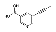 5-(1-丙炔基)吡啶-3-硼酸结构式