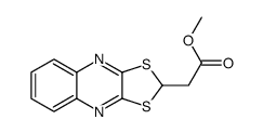 methyl 2-([1,3]dithiolo[4,5-b]quinoxalin-2-yl)acetate结构式