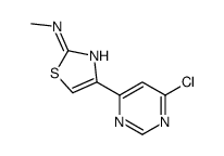 4-(6-CHLOROPYRIMIDIN-4-YL)-N-METHYLTHIAZOL-2-AMINE Structure