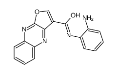 N-(2-aminophenyl)furo[3,2-b]quinoxaline-3-carboxamide结构式