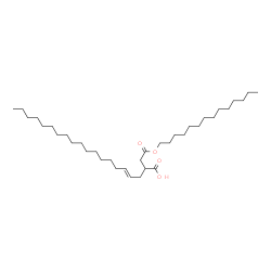 tetradecyl hydrogen 2-octadecenylsuccinate Structure