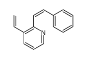 3-ethenyl-2-(2-phenylethenyl)pyridine结构式