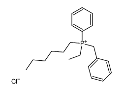 Ethyl-benzyl-hexyl-phenyl-phosphonium-chlorid Structure