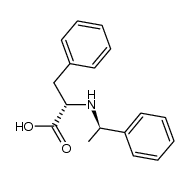 3-phenyl-(2S)-[(1'R)-phenylethylamino]propionic acid Structure