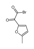 2-Furanacetyl bromide, 5-methyl-alpha-oxo- (9CI)结构式
