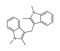 3-[(1,2-dimethylindol-3-yl)methyl]-1,2-dimethylindole Structure