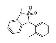 1-(2-Methylphenyl)-1,3-dihydro-2,1,3-benzothiadiazole 2,2-dioxide结构式