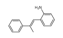 2-(2-phenylprop-1-en-1-yl)aniline Structure