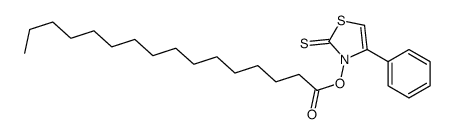 (4-phenyl-2-sulfanylidene-1,3-thiazol-3-yl) hexadecanoate结构式