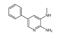 2-AMINO-3-METHYLAMINO-5-PHENYLPYRIDINE结构式
