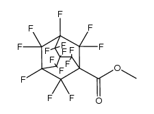 pentadecafluoro-1-adamantanecarboxylic acid methyl ester结构式