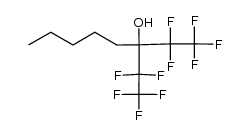 9943-hydroxy-1,1,1,2,2-pentafluoro-3-(pentafluoroethyl)octane结构式