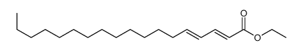 ethyl octadeca-2,4-dienoate Structure
