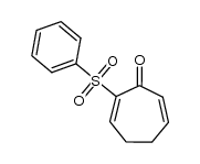 2-benzenesulfonyl-2,6-cycloheptadienone Structure