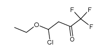 4-chloro-4-ethoxy-1,1,1-trifluoro-3-butan-2-one Structure