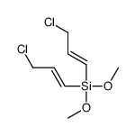 bis(3-chloroprop-1-enyl)-dimethoxysilane结构式