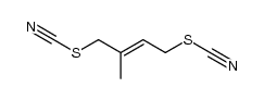 (E)-2-Methyl-2-buten-1,4-diyl-dithiocyanat Structure