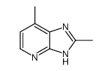 (9ci)-2,7-二甲基-1H-咪唑并[4,5-b]吡啶结构式