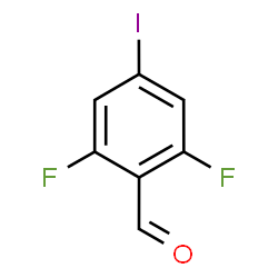 2,6-Difluoro-4-iodo-benzaldehyde Structure