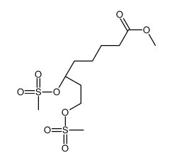 methyl (6S)-6,8-bis(methylsulfonyloxy)octanoate Structure