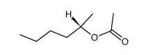 (S)-(+)-2-acetoxyhexane结构式