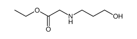 N-(3-hydroxypropyl)glycine ethyl ester Structure