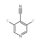 3,5-二氟-4-氰基吡啶结构式