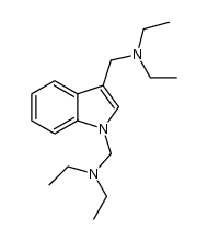 1,3-[di(N,N-diethylamino)methyl]indole结构式