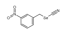 3-nitrobenzyl selenocyanate Structure