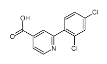 2-(2,4-dichlorophenyl)pyridine-4-carboxylic acid Structure
