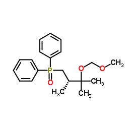 (S)-(3-(MethoxyMethoxy)-2,3-dimethylbutyl)diphenylphosphine oxide Structure