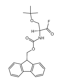Fmoc-L-Ser(tBu)-F结构式