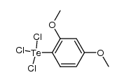 2,4-dimethoxyphenyltellurium(IV) trichloride Structure