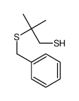 2-benzylsulfanyl-2-methylpropane-1-thiol结构式