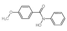 N-HYDROXY-4-METHOXY-N-PHENYL-BENZAMIDE Structure