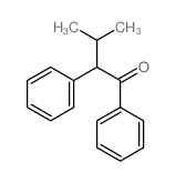 3-methyl-1,2-diphenyl-butan-1-one结构式