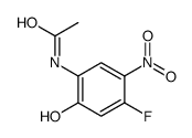 N-(4-氟-2-羟基-5-硝基苯基)乙酰胺结构式