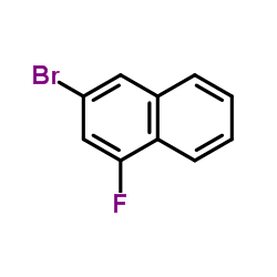 3-溴-1-氟萘结构式