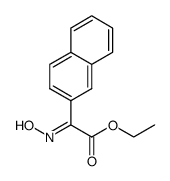 ethyl 2-(hydroxyimino)-2-(naphthalen-2-yl)acetate结构式