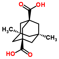 1,3-Dimethyl-5,7-adamantanedicarboxylic acid structure