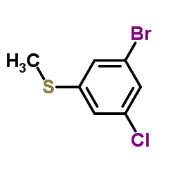 3-溴-5-氯苯硫醚结构式