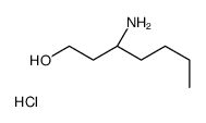 (S)-3-氨基庚-1-醇盐酸盐结构式