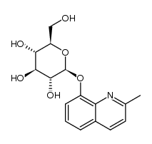 2-methyl-8-quinolinyl-β-D-glucopyranoside Structure
