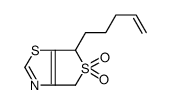 6-pent-4-enyl-4,6-dihydrothieno[3,4-d][1,3]thiazole 5,5-dioxide结构式